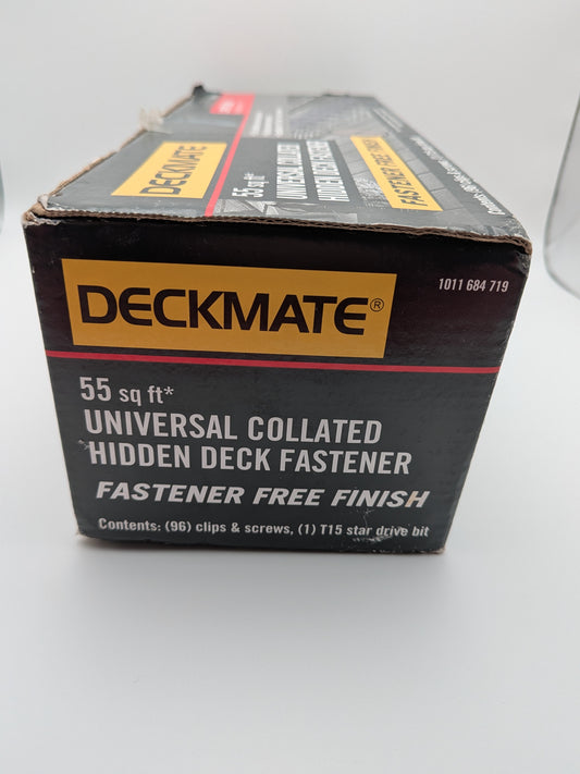 96-Pack 55 sq ft. Black Collated Universal Hidden Deck Fasteners for Grooved Decking