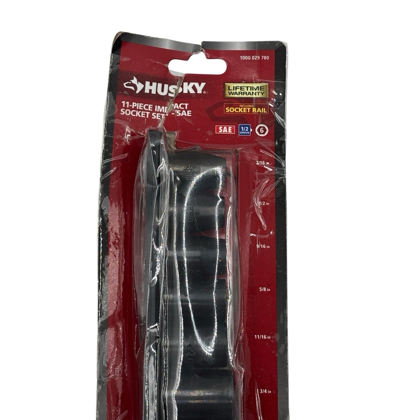 Husky 11 Piece SAE Impact Socket Set