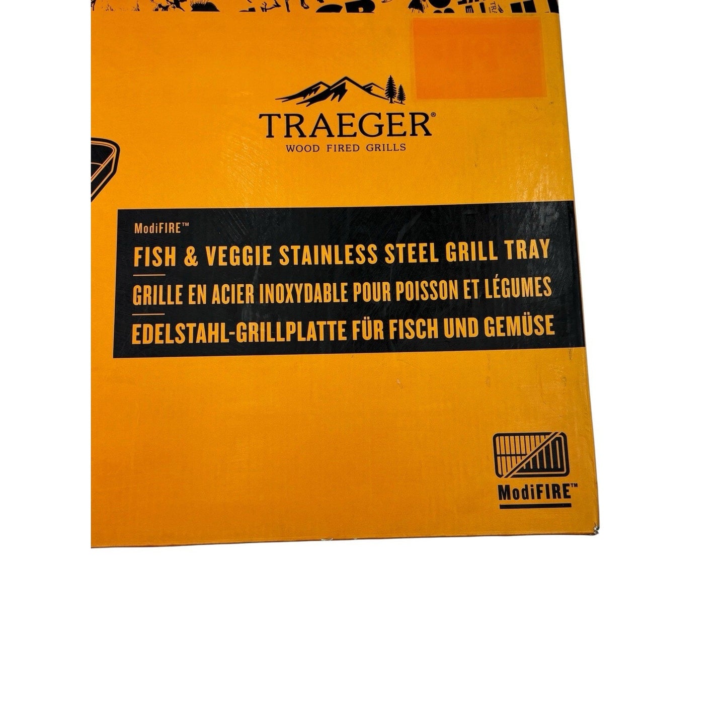 Traeger Grills ModiFIRE Fish & Veggie Stainless Steel Grill Tray BAC610 (NIOB)