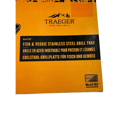Traeger Grills ModiFIRE Fish & Veggie Stainless Steel Grill Tray BAC610 (NIOB)