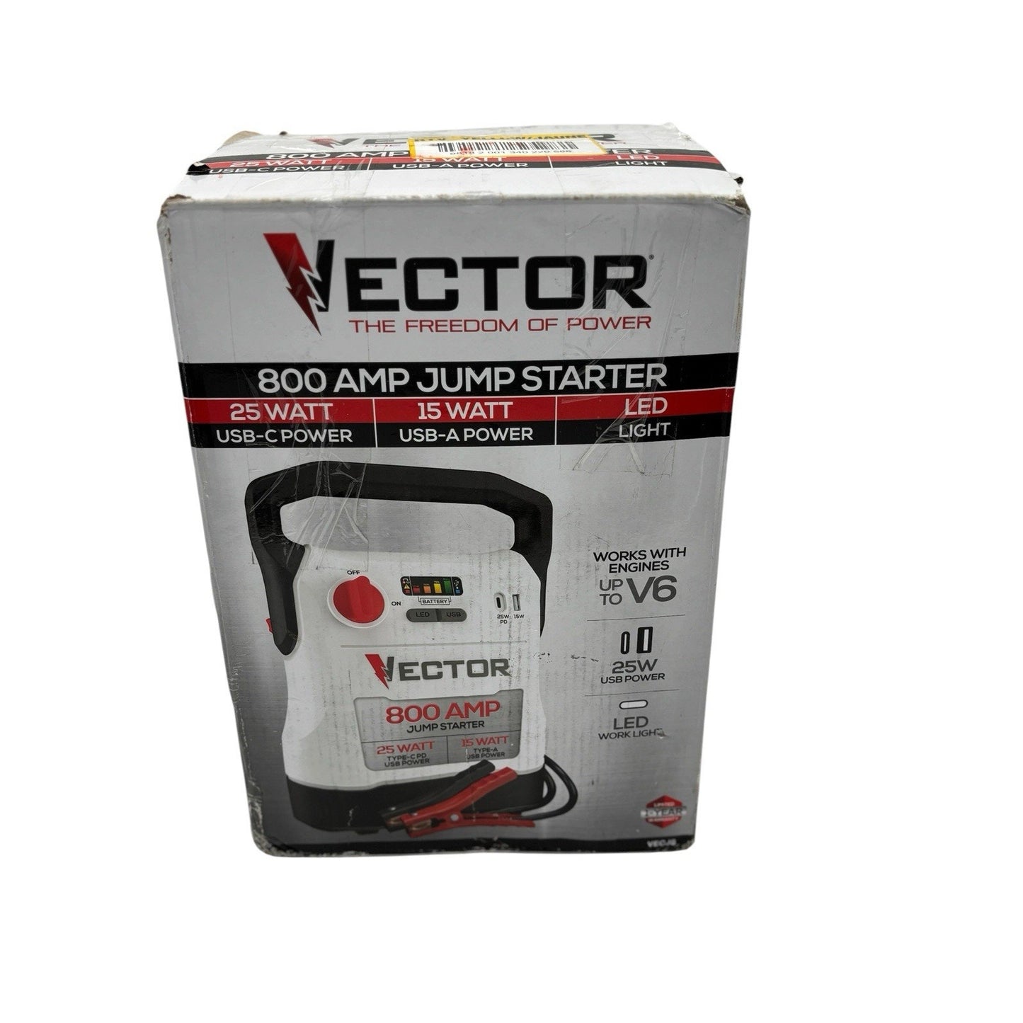 VECTOR 800 Amp Jump Starter with USB Power
