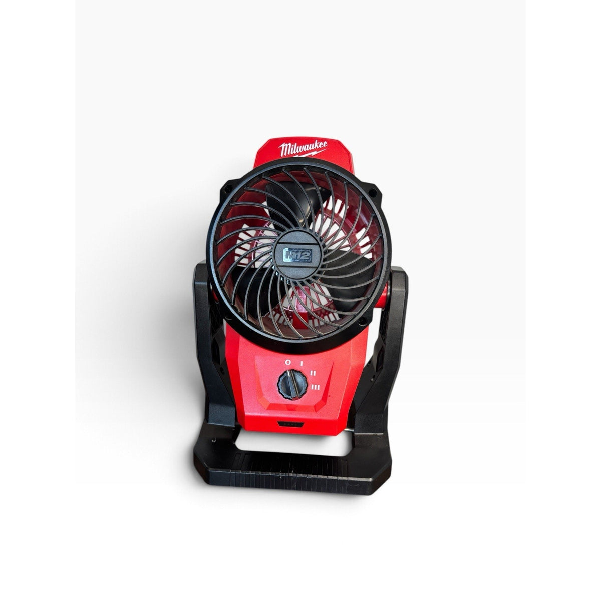 Milwaukee M12 0886-20 12V Battery Portable Fan, Adjustable Tilt Head