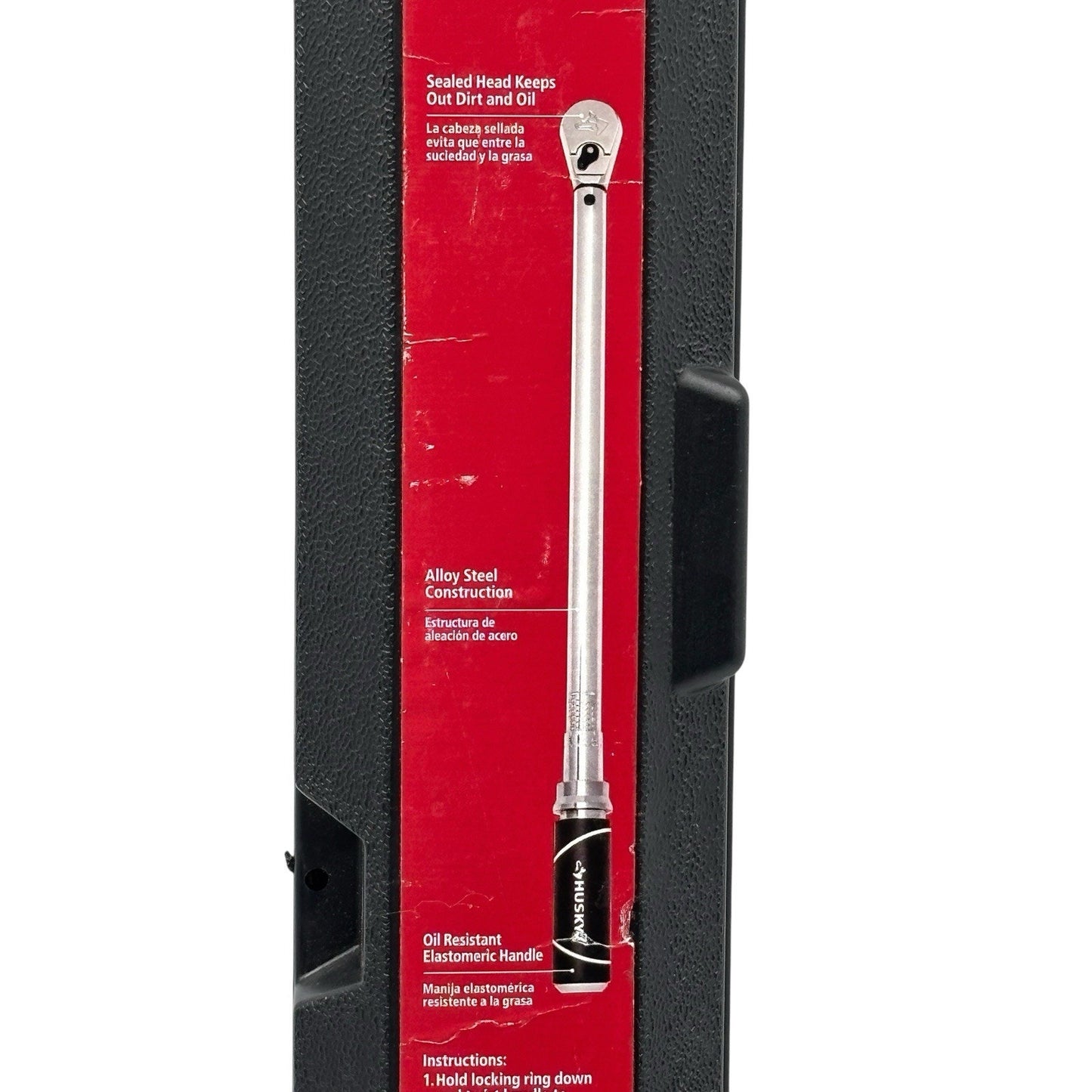 Husky 50 ft. /lbs. to 250 ft. /lbs. 1/2 in. Drive Torque Wrench - (564464)
