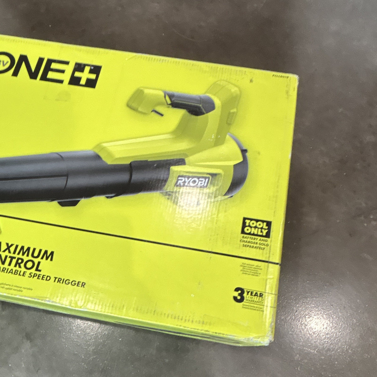 Ryobi ONE+ 18V Handheld Leaf Blower 350 CFM Variable Speed Tool Only PCLLB01B
