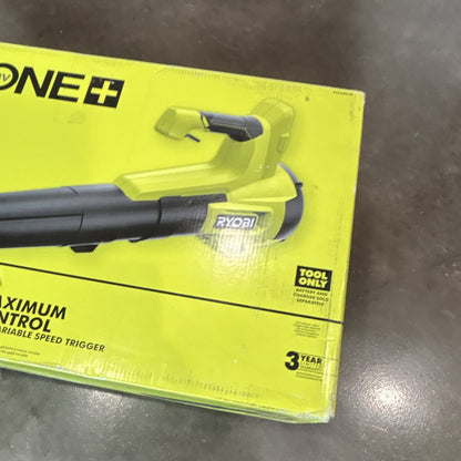 Ryobi ONE+ 18V Handheld Leaf Blower 350 CFM Variable Speed Tool Only PCLLB01B
