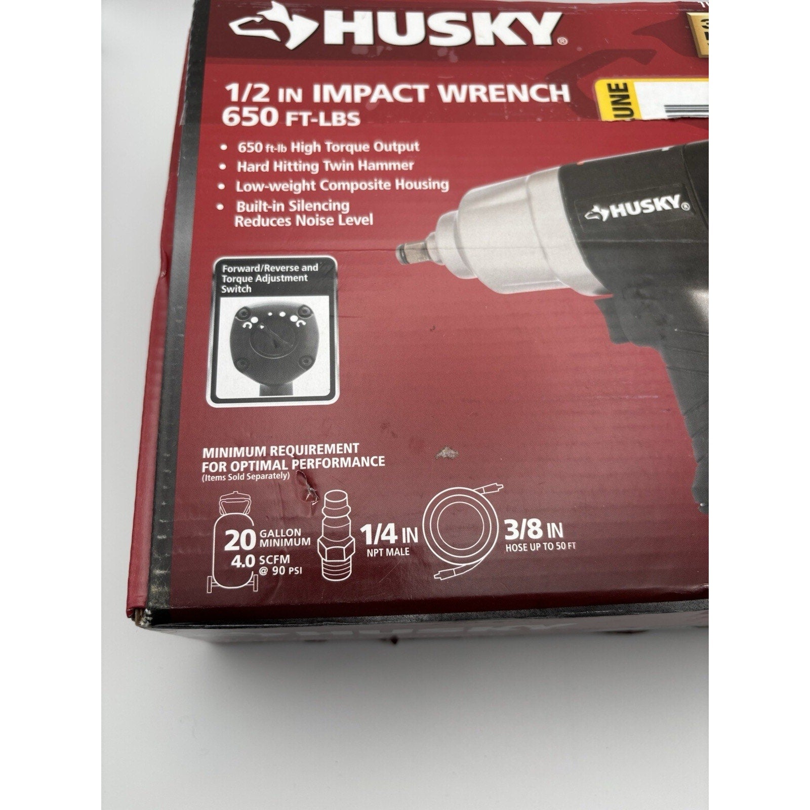Husky 650 ft./lbs. 1/2 in. Impact Wrench