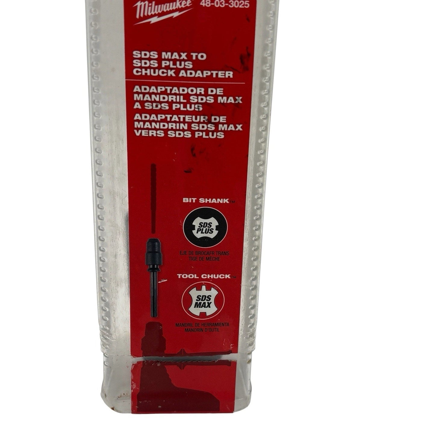Milwaukee 48-03-3025 SDS Max to SDS Plus Rotary Hammer Adapter - Black