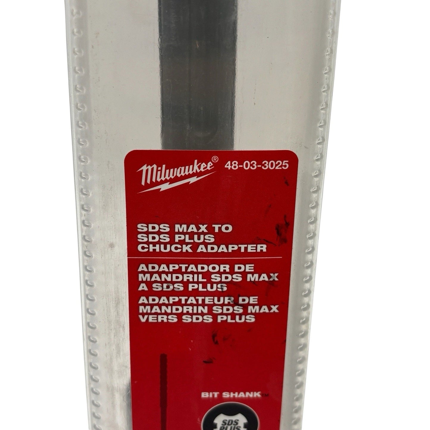 Milwaukee 48-03-3025 SDS Max to SDS Plus Rotary Hammer Adapter - Black