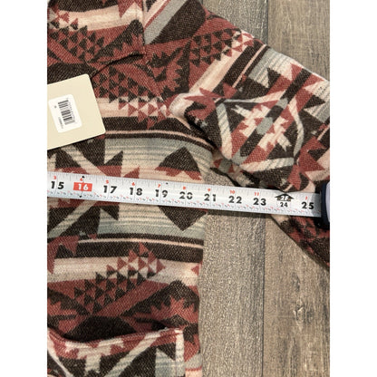 Wrangler Retro Women’s M Aztec Southwestern Lined Button Jacket Pockets Fall