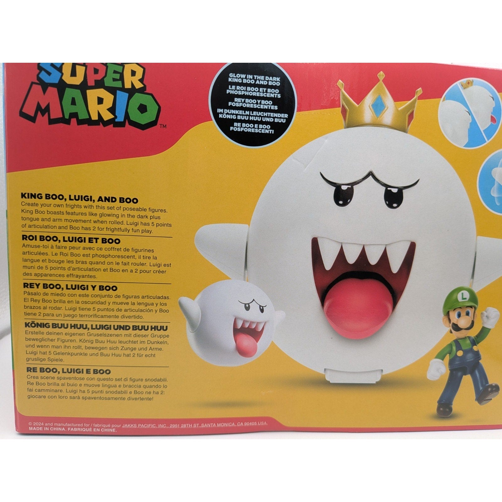Nintendo King Boo with Luigi Action Figure Set - 3pk SEE DETAILS