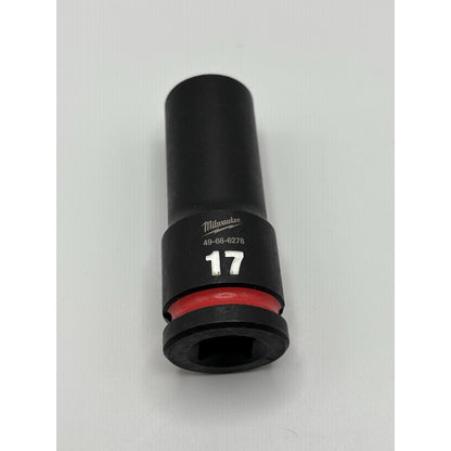 Milwaukee 17mm SHOCKWAVE Impact 1/2" Drive Metric Deep 6-Point