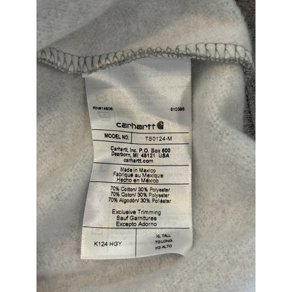 Carhartt Men’s Loose Fit Crewneck Heavyweight Fleece Sweatshirt Gray XL Tall