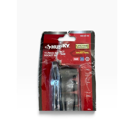 11-Piece Impact SAE Socket Set with a 1/2-inch drive