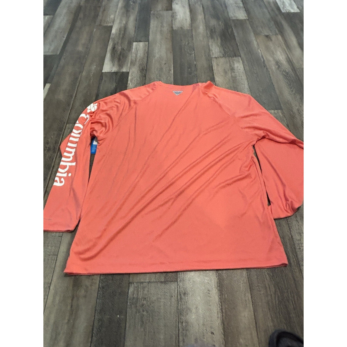 Columbia PFG Terminal Tackle Omni-Shade UV Long Sleeve T-Shirt Orange XL