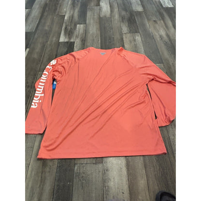 Columbia PFG Terminal Tackle Omni-Shade UV Long Sleeve T-Shirt Orange XL