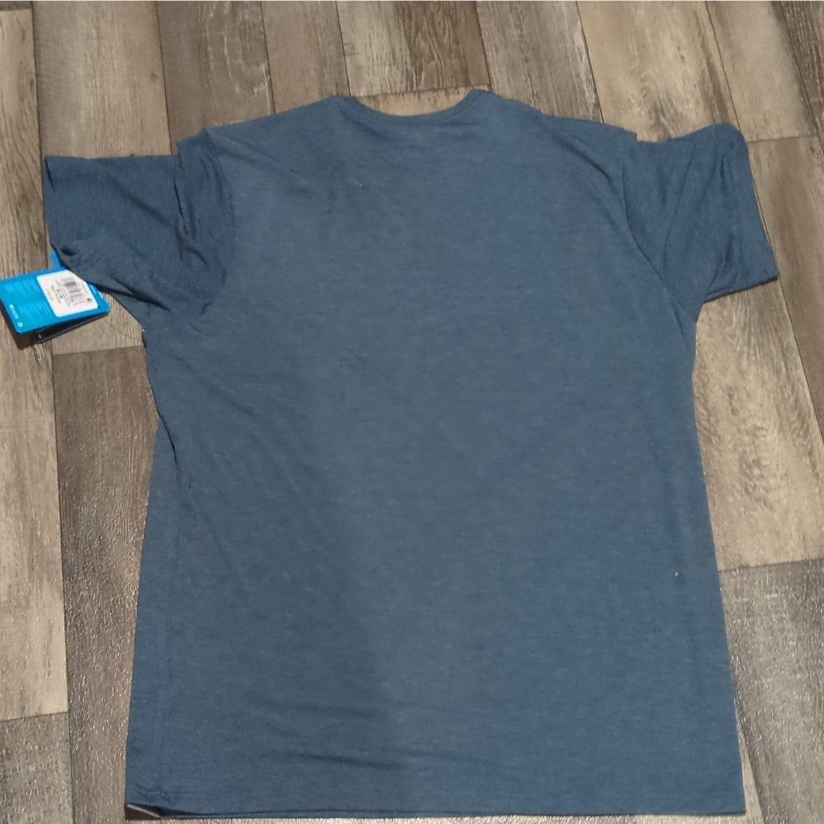 Columbia Omni-Wick Omni-Shade Blue Short Sleeve Crew Neck T-Shirt - Men's M