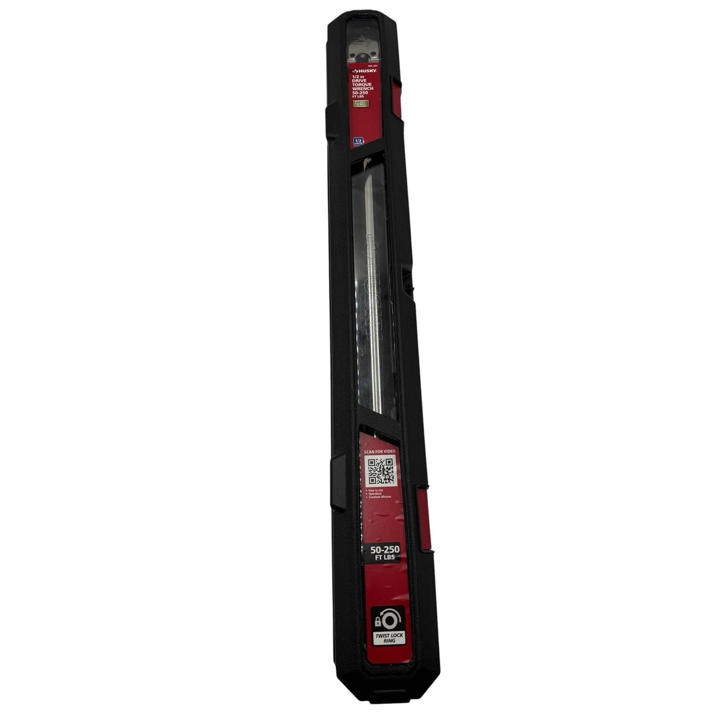 Husky 50 ft. /lbs. to 250 ft. /lbs. 1/2 in. Drive Torque Wrench - (564464)