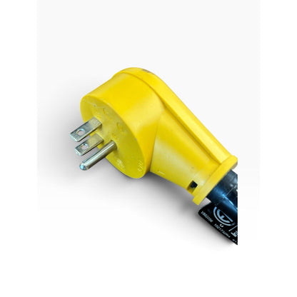 Camco PowerGrip 15A 125V 1875W Type B Angled Plug 1 Outlet Yellow