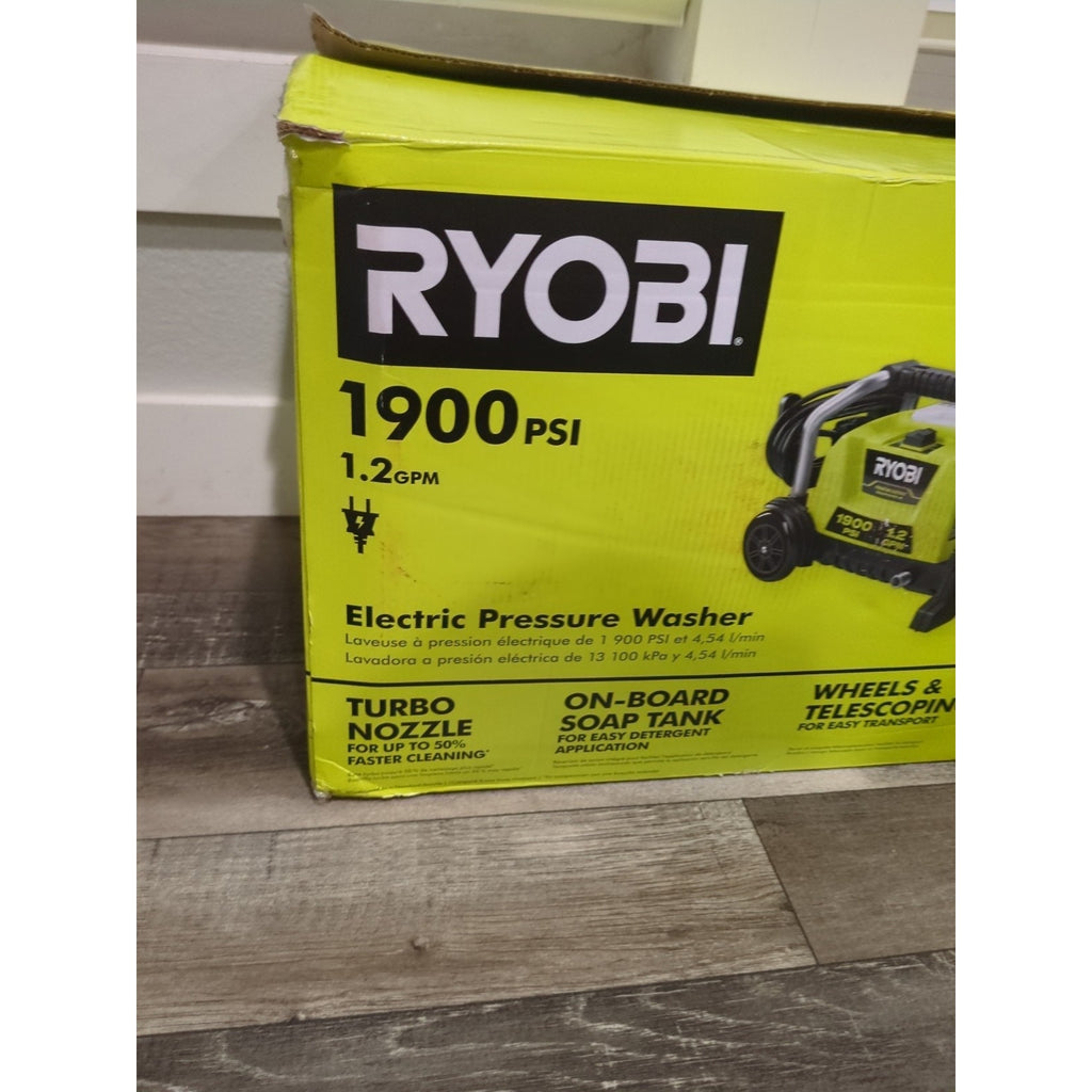 Ryobi 1.2 GPM Electric Pressure Washer