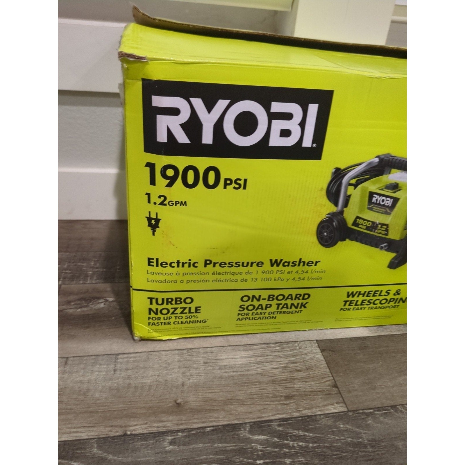 Ryobi 1.2 GPM Electric Pressure Washer
