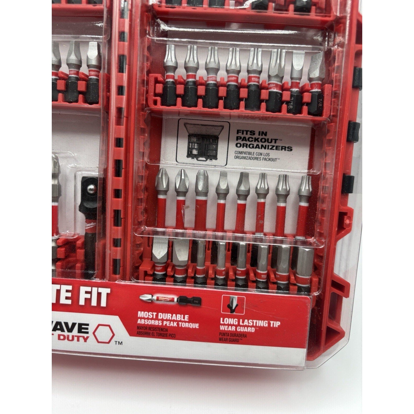 Milwaukee 48-32-4023 Impact Duty Steel Driver Bit Set of 45 Piece