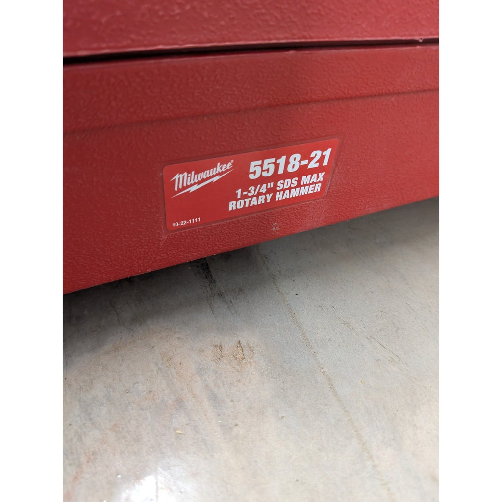 Milwaukee 5518-21 1-3/4" 120V SDS Max Rotary Hammer Drill