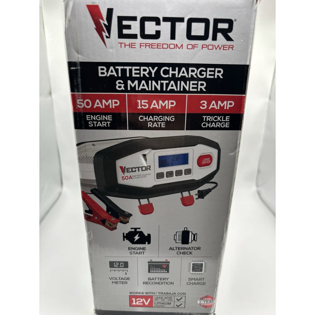 VECTOR 50 Amp Battery Charger/Maintainer