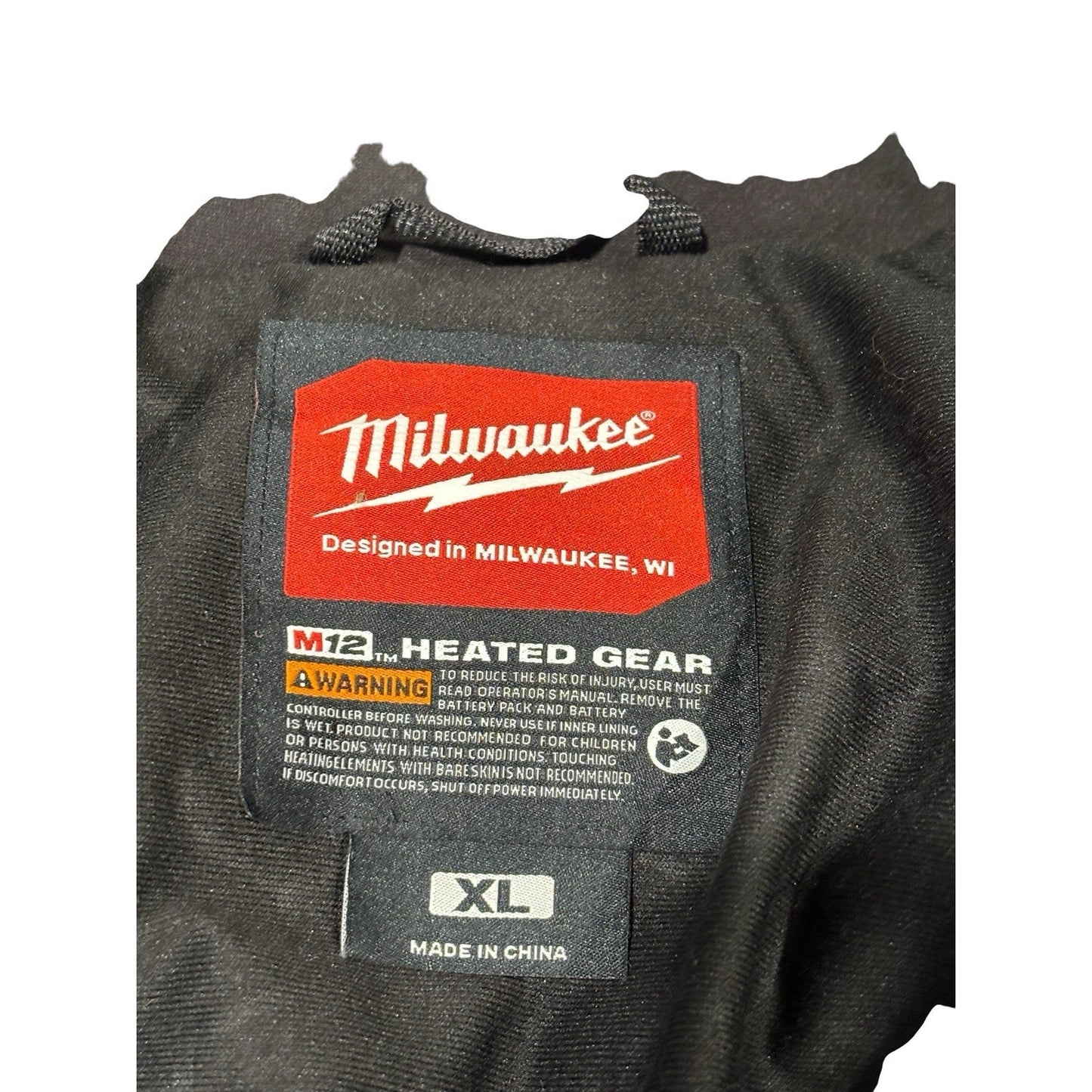 Men's Medium M12 12-Volt Lithium-Ion Cordless Tough Shell Black Heated Jacket
