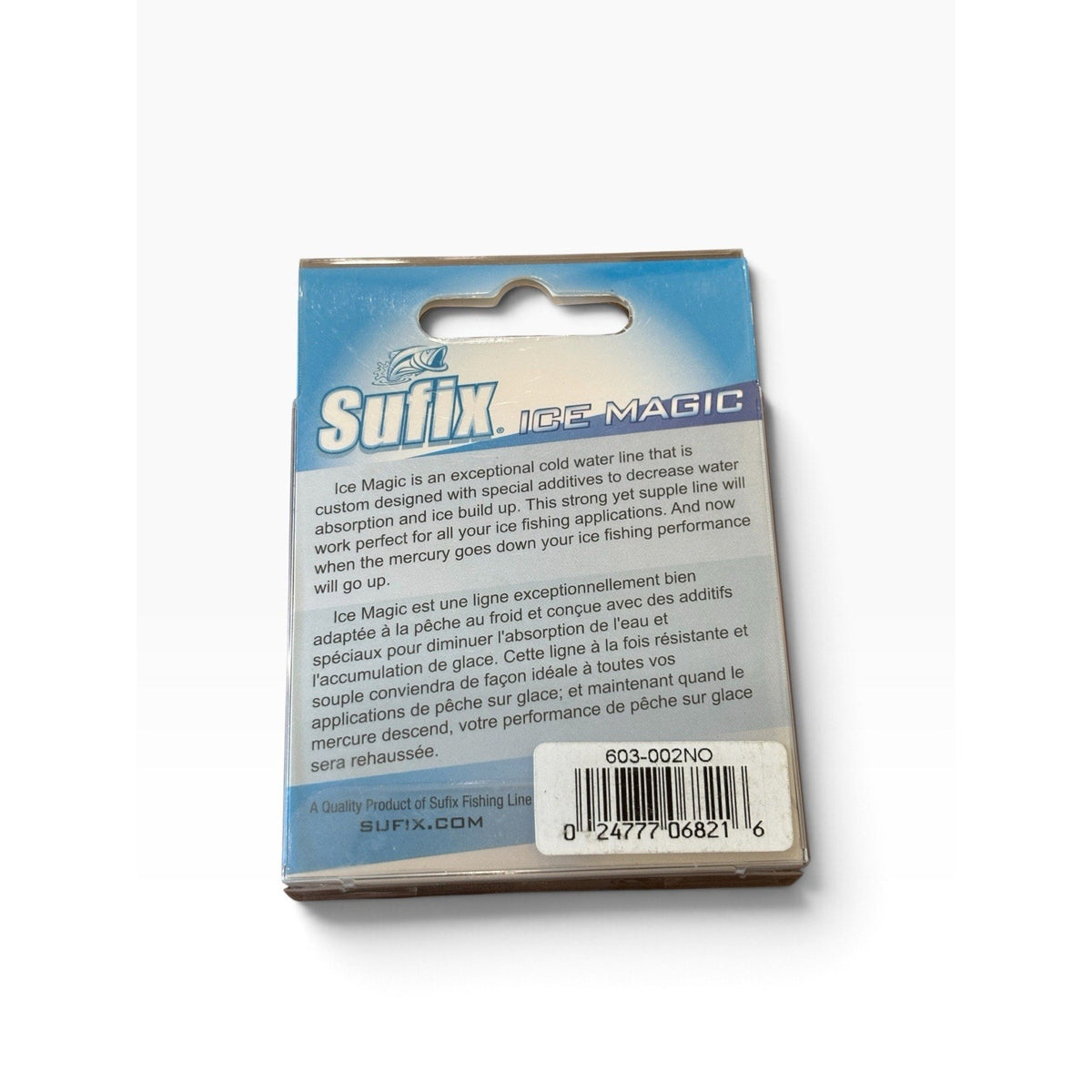 Sufix Ice Magic Monofilament Ice Fishing Line 2 lb 100 yds Orange Low Memory