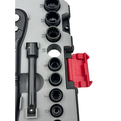 HUSKY 100-Position 1/4 in. Drive Universal SOCKET WRENCH SET (26-Piece) SAE MM