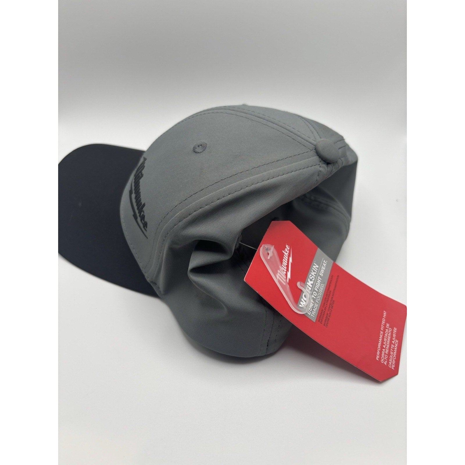Milwaukee Large/Extra Large Dark Gray WORKSKIN Fitted Hat