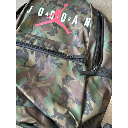 Jordan Jumpman Camouflage Backpack Zip Closure Medium Unisex Adjustable Strap