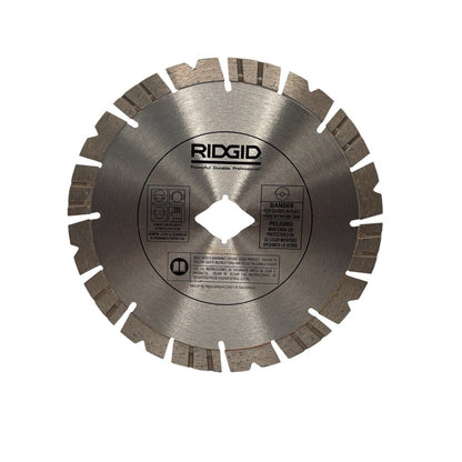 RIDGID 7 in. Masonry Cutting Segmented Rim Diamond Saw Blade