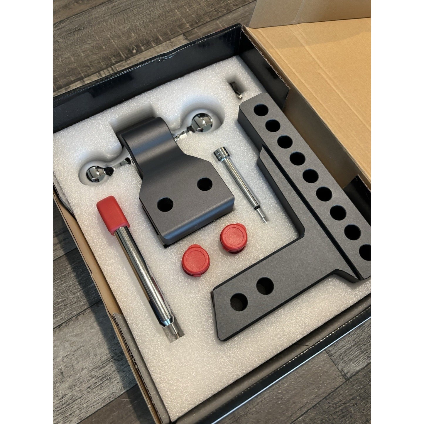 TowSmart Class V 12,500lbs. 6" Drop to 6" Rise Adj Trailer Hitch Dual Ball Mount
