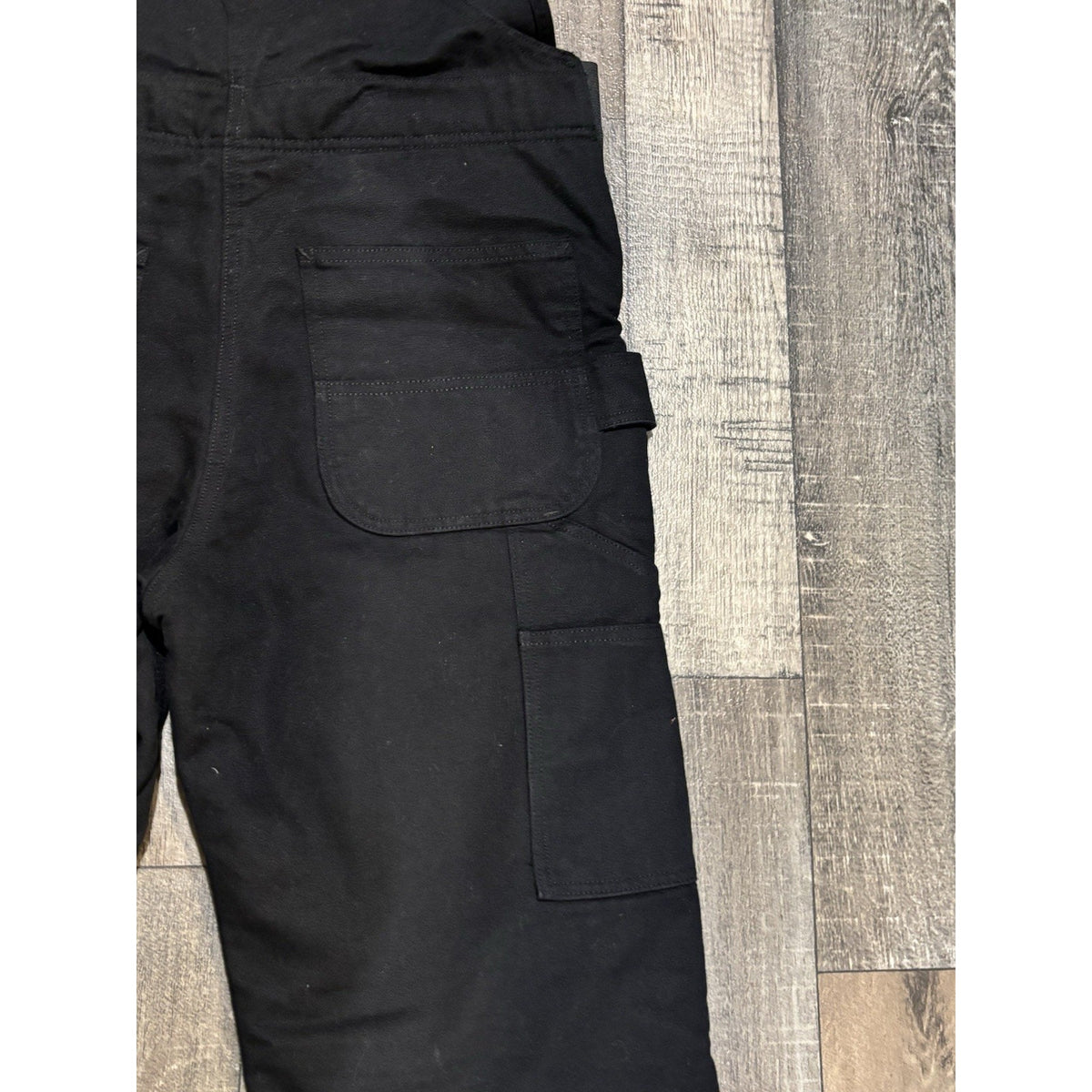 Carhartt Men's Insulated Bib Overalls 3M Thinsulate Black Canvas OR4031-W