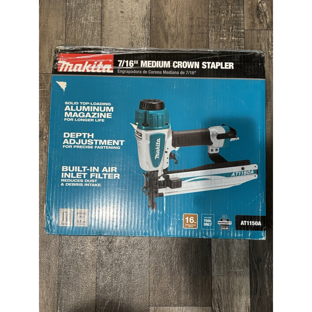 Makita AT1150A 7/16 inch 16 Gauge Crown Stapler