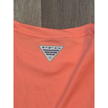Columbia PFG Terminal Tackle Omni-Shade UV Long Sleeve T-Shirt Orange XL
