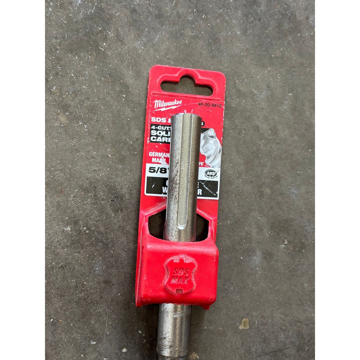 5/8 in. x 13 in. 4-Cutter SDS-MAX Carbide Drill Bit