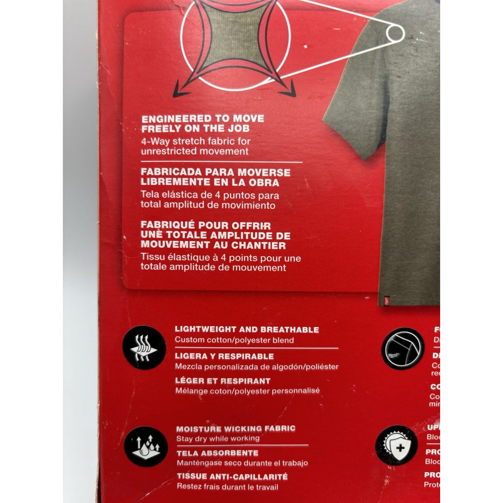 NEW Milwaukee XL Tool HYBRID WORK TEE