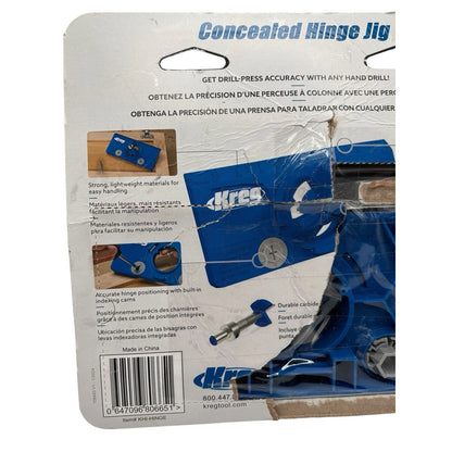Kreg KHI-HINGE Concealed Hinge Jig 35mm Cup Drilling
