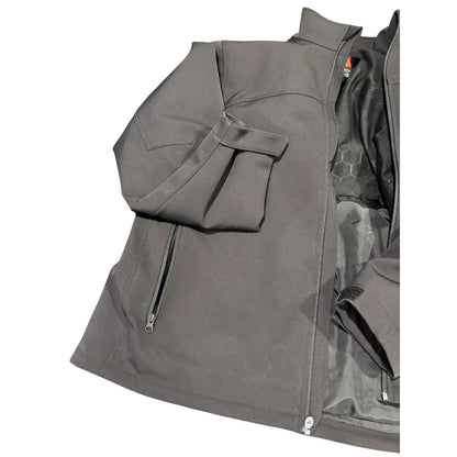 Men's Medium M12 12-Volt Lithium-Ion Cordless Tough Shell Black Heated Jacket