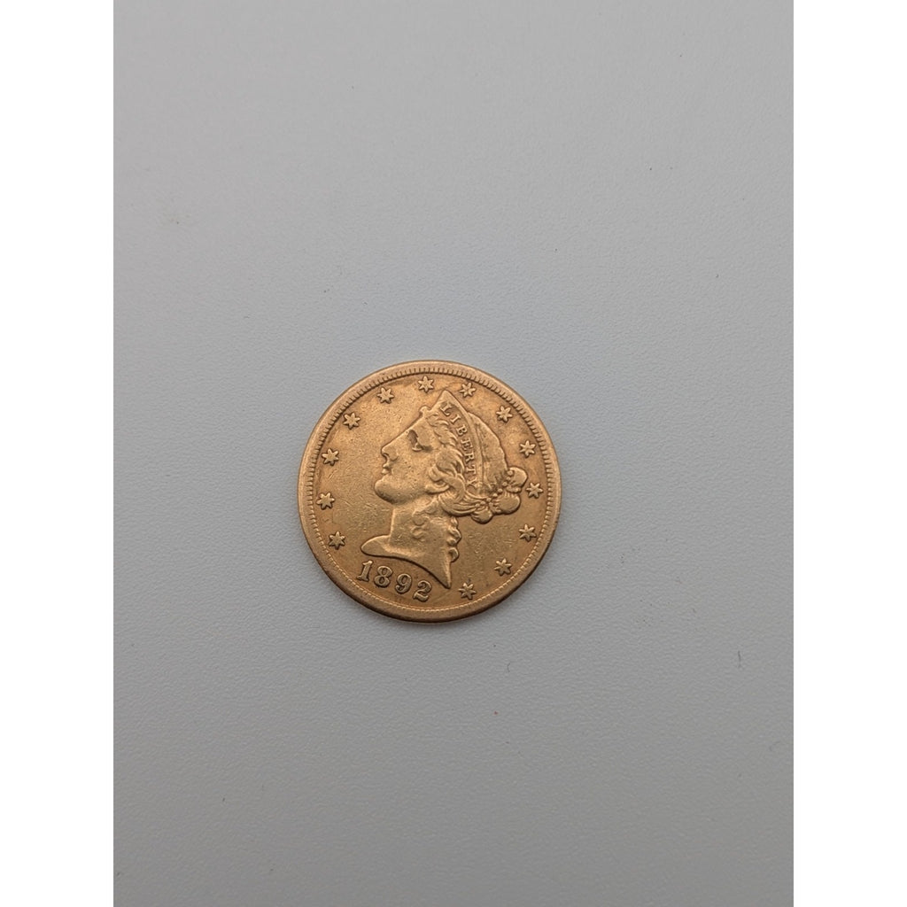 1892 Fived Liberty Gold