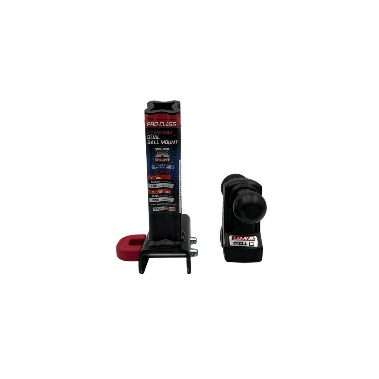 TowSmart X-Mount Adjustable Hitch Dual Ball, 3 1/4" Drop, 10,000 lb