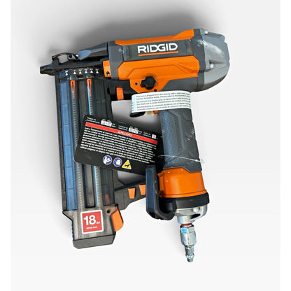 RIDGID AT161001 18-Gauge Brad Nail Gun Straight Pneumatic Air Nailer 120 PSI