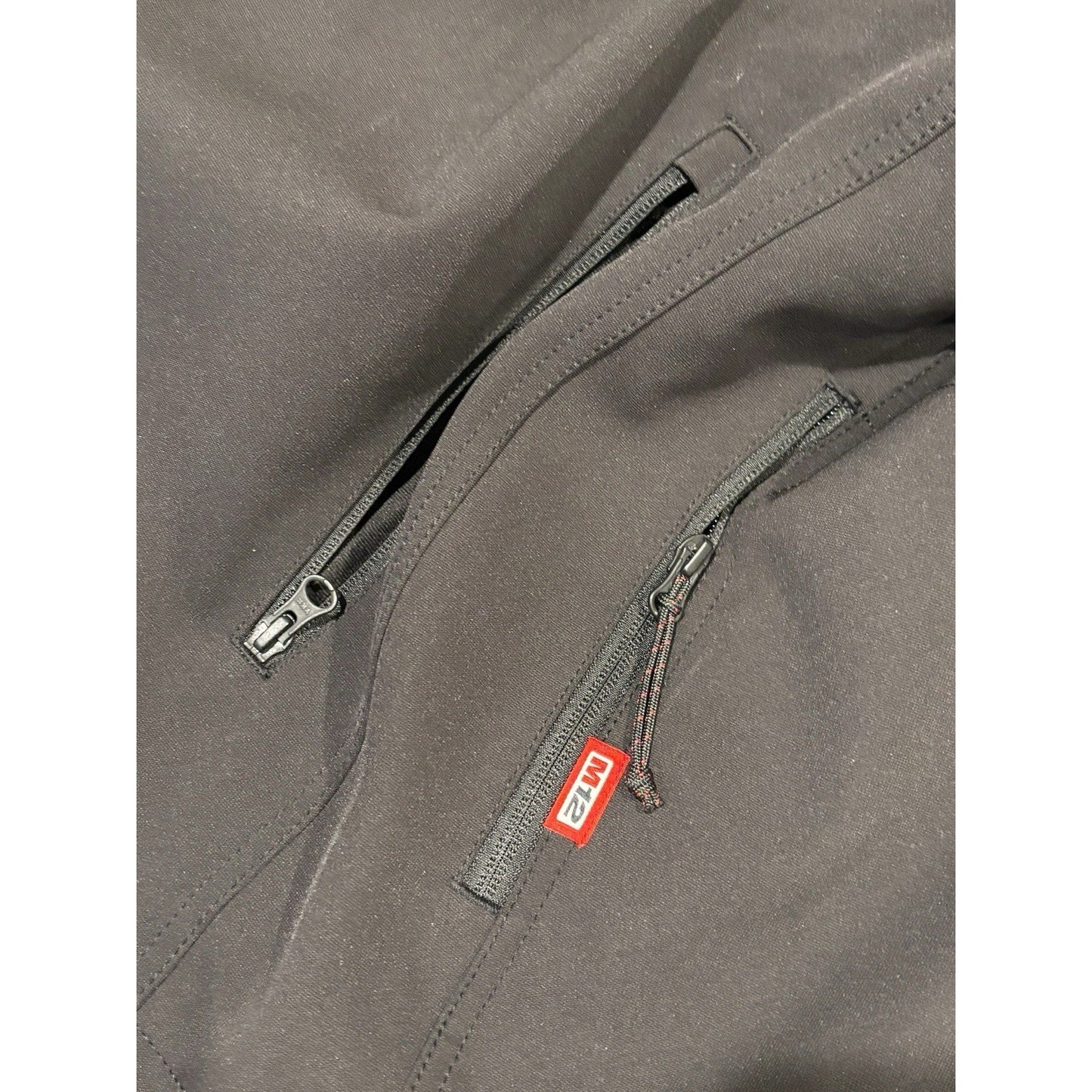 Men's Medium M12 12-Volt Lithium-Ion Cordless Tough Shell Black Heated Jacket
