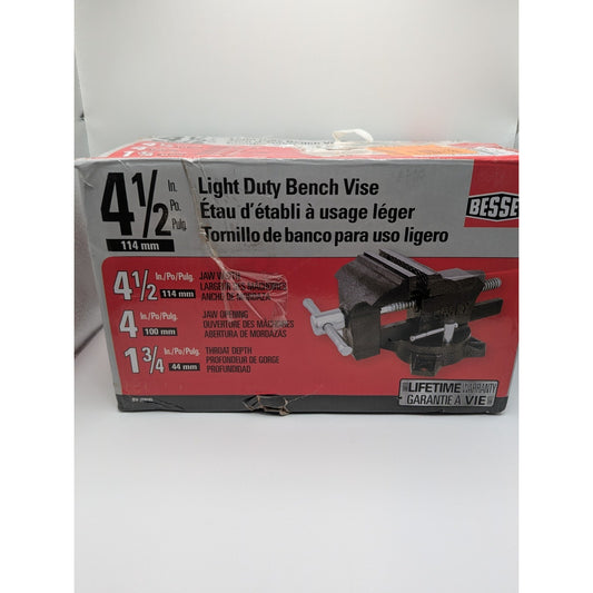 BESSEY 4-1/2” Light Duty Bench Vise With Swivel Base