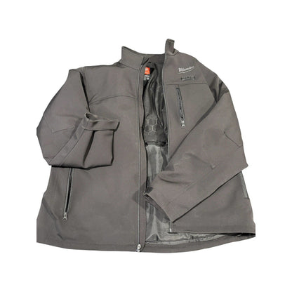Men's Medium M12 12-Volt Lithium-Ion Cordless Tough Shell Black Heated Jacket