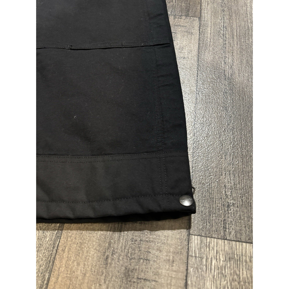 Carhartt Men's Insulated Bib Overalls 3M Thinsulate Black Canvas OR4031-W