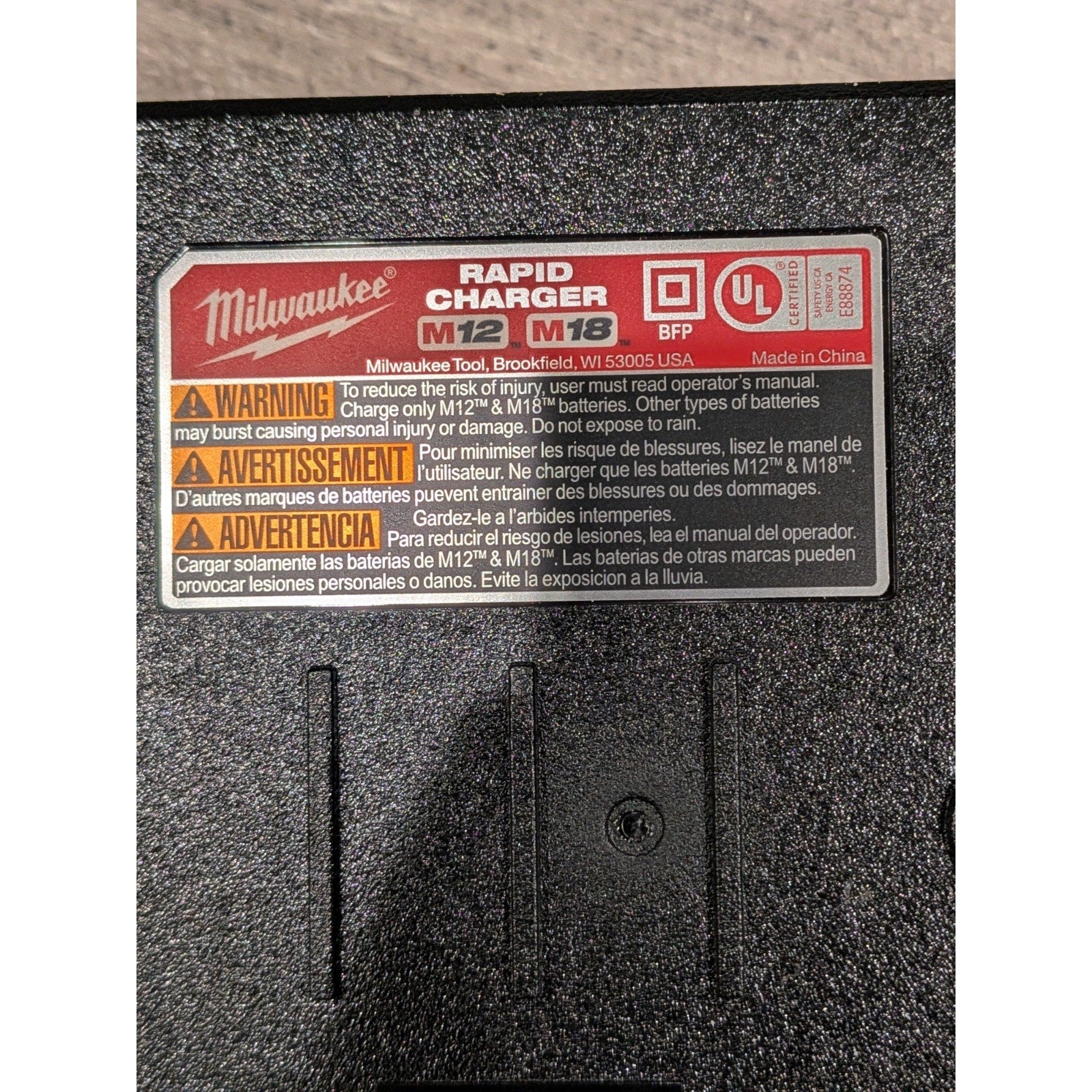 Milwaukee Rapid Charger M12 and M18 Multi-Voltage, 48-59-1808