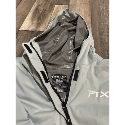 Frogg Toggs FTX Men’s Hooded Full Zip Jacket Gray Size S Mid-Length